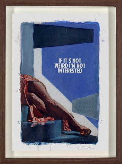 If It's Not Weird by The Connor Brothers - Framed Hand Embellished Limited Edition